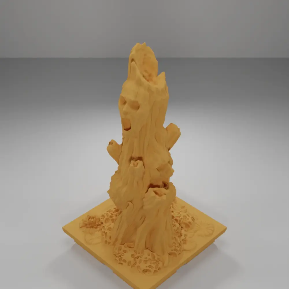 Water Faces Tree - The Creepy Swamp - Dungeon Blocks