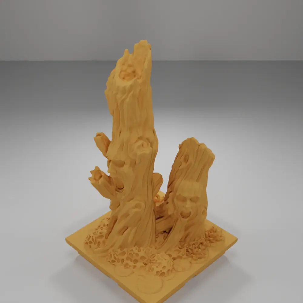 Water Faces Tree - The Creepy Swamp - Dungeon Blocks