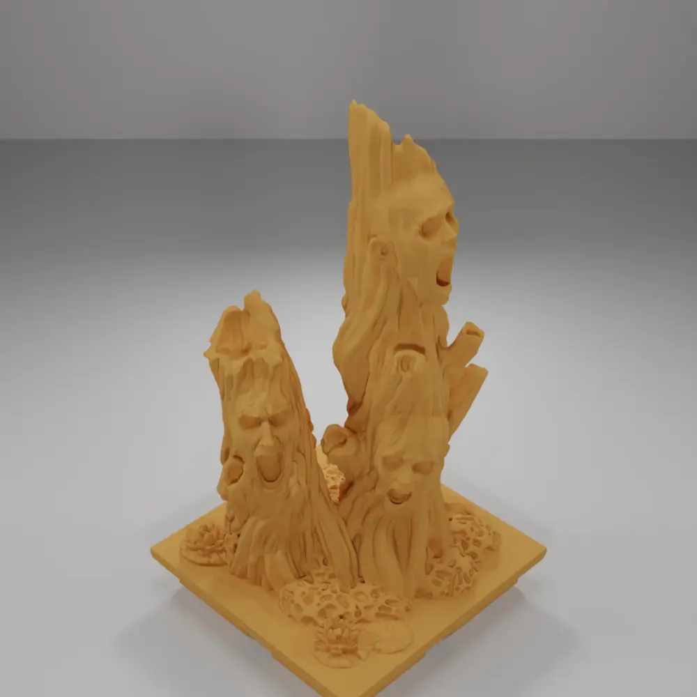 Water Faces Tree - The Creepy Swamp - Dungeon Blocks