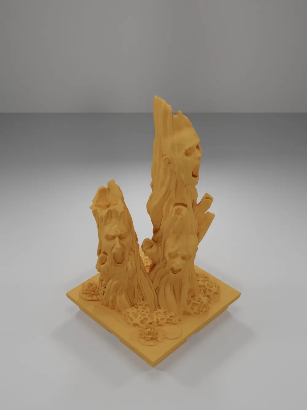 Water Faces Tree - The Creepy Swamp - Dungeon Blocks