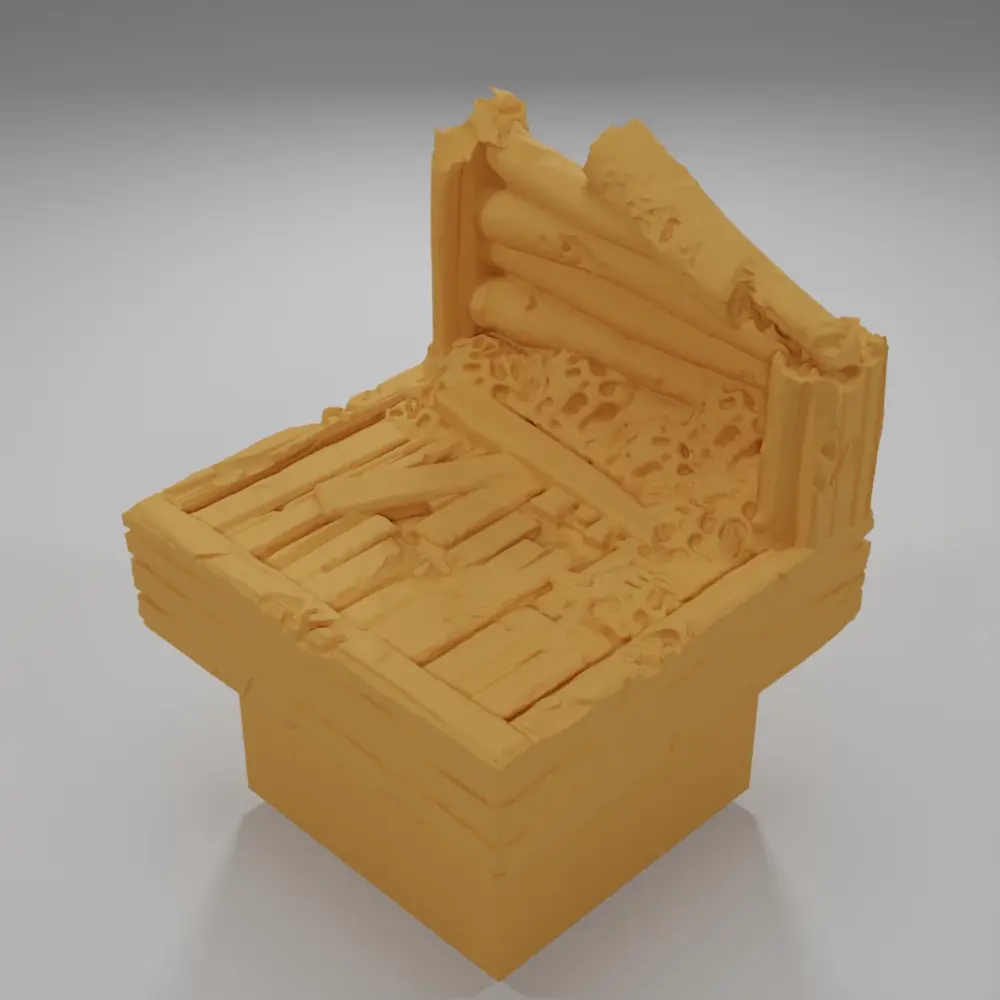 Wall Ruin 1 - The Creepy Swamp - Dungeon Blocks