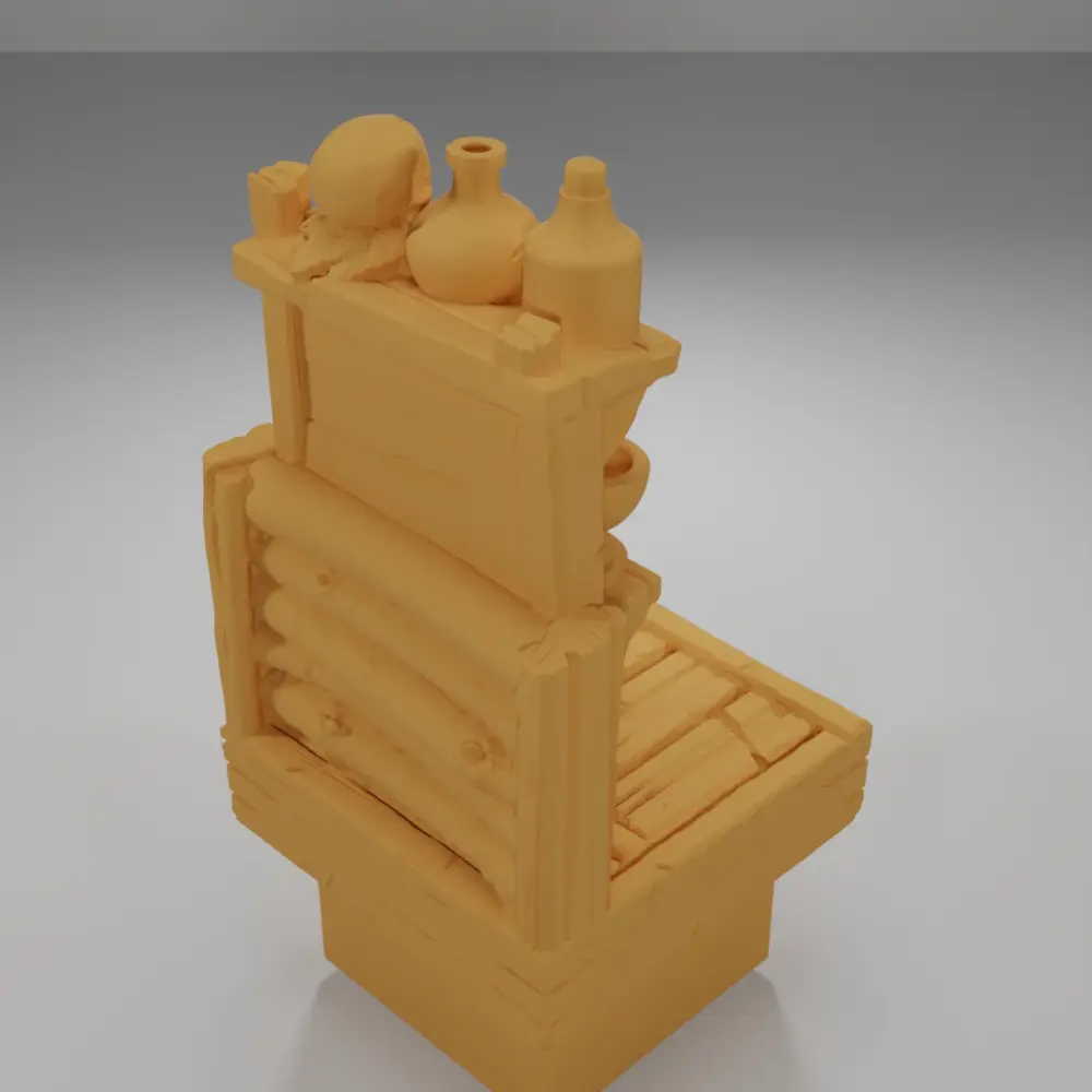 Shelves 1 - The Creepy Swamp - Dungeon Blocks