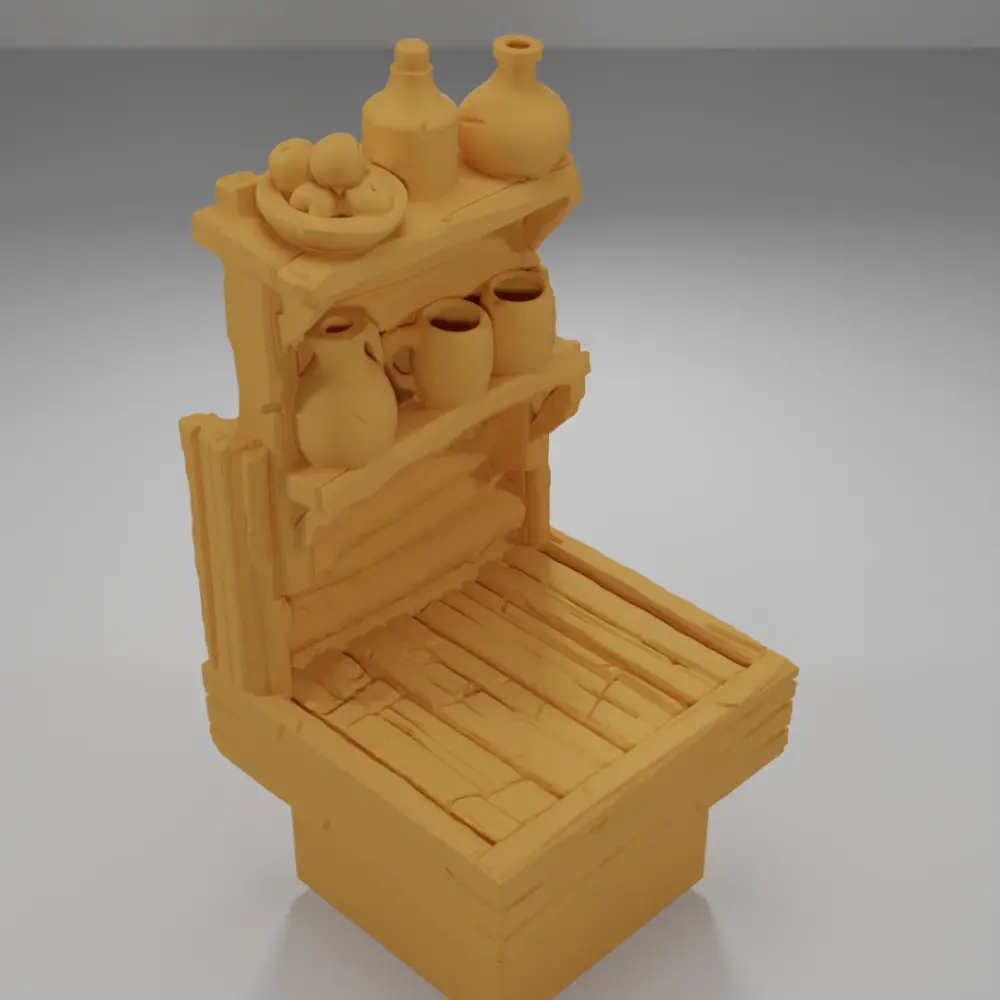 Shelves 2 - The Creepy Swamp - Dungeon Blocks