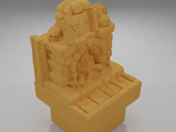 Tall Angle Ruin 1 - The Creepy Swamp - Dungeon Blocks