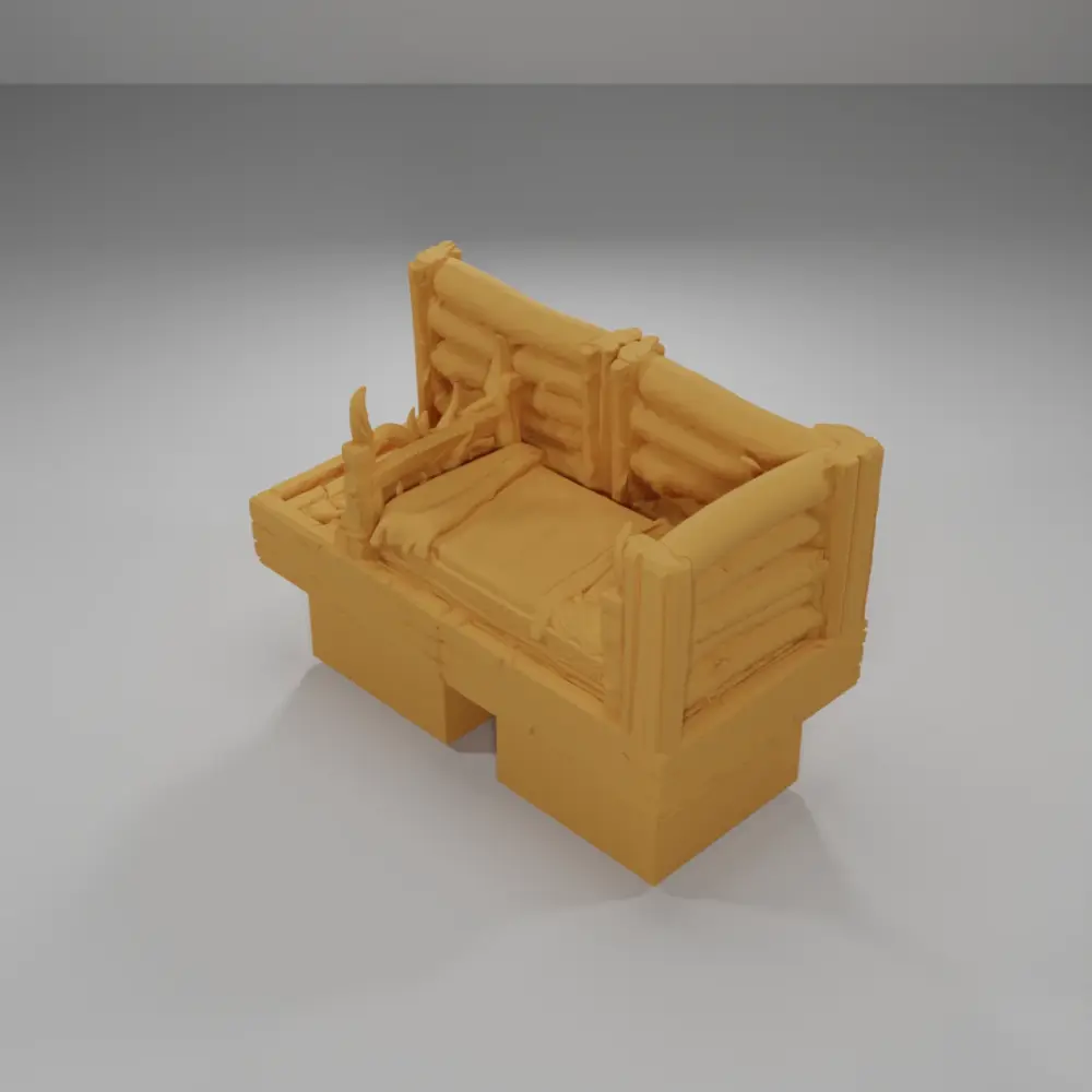 Bed Skulls Angle - The Creepy Swamp - Dungeon Blocks