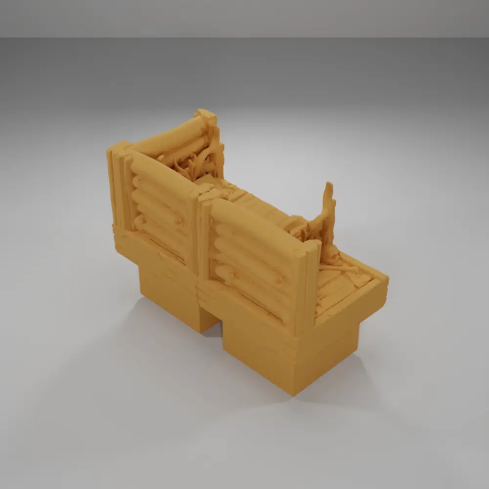 Bed Skulls Angle - The Creepy Swamp - Dungeon Blocks