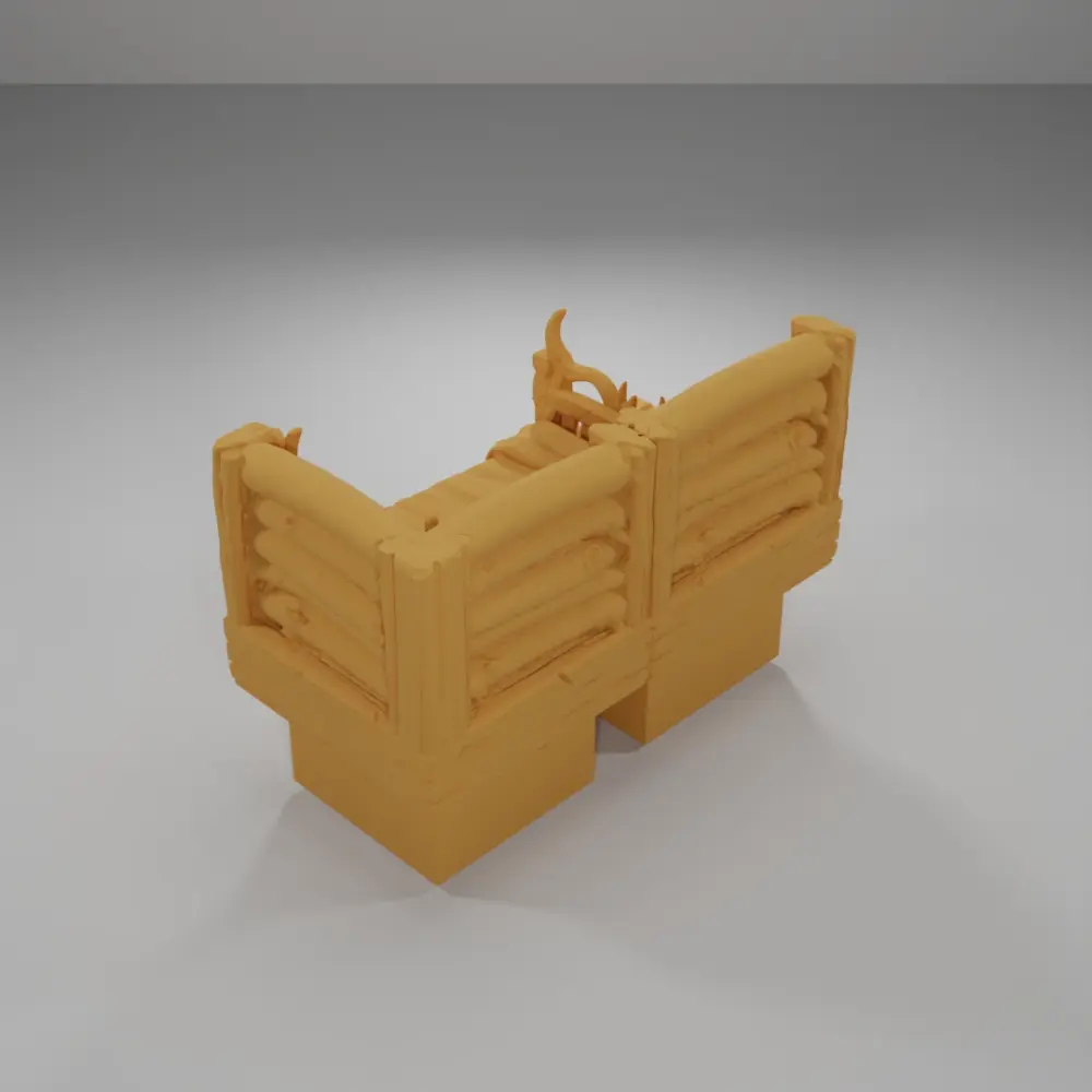 Bed Skulls Angle - The Creepy Swamp - Dungeon Blocks