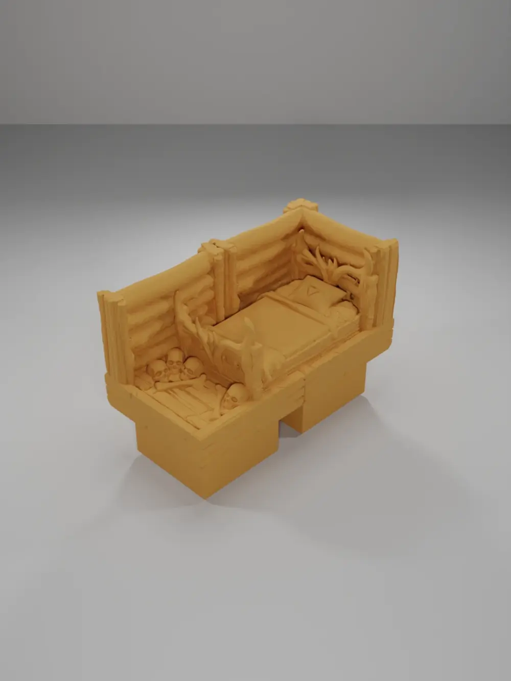 Bed Skulls Angle - The Creepy Swamp - Dungeon Blocks