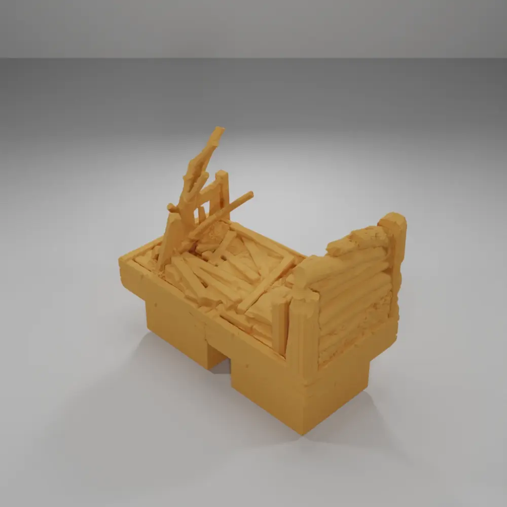 Broken Bed - The Creepy Swamp - Dungeon Blocks