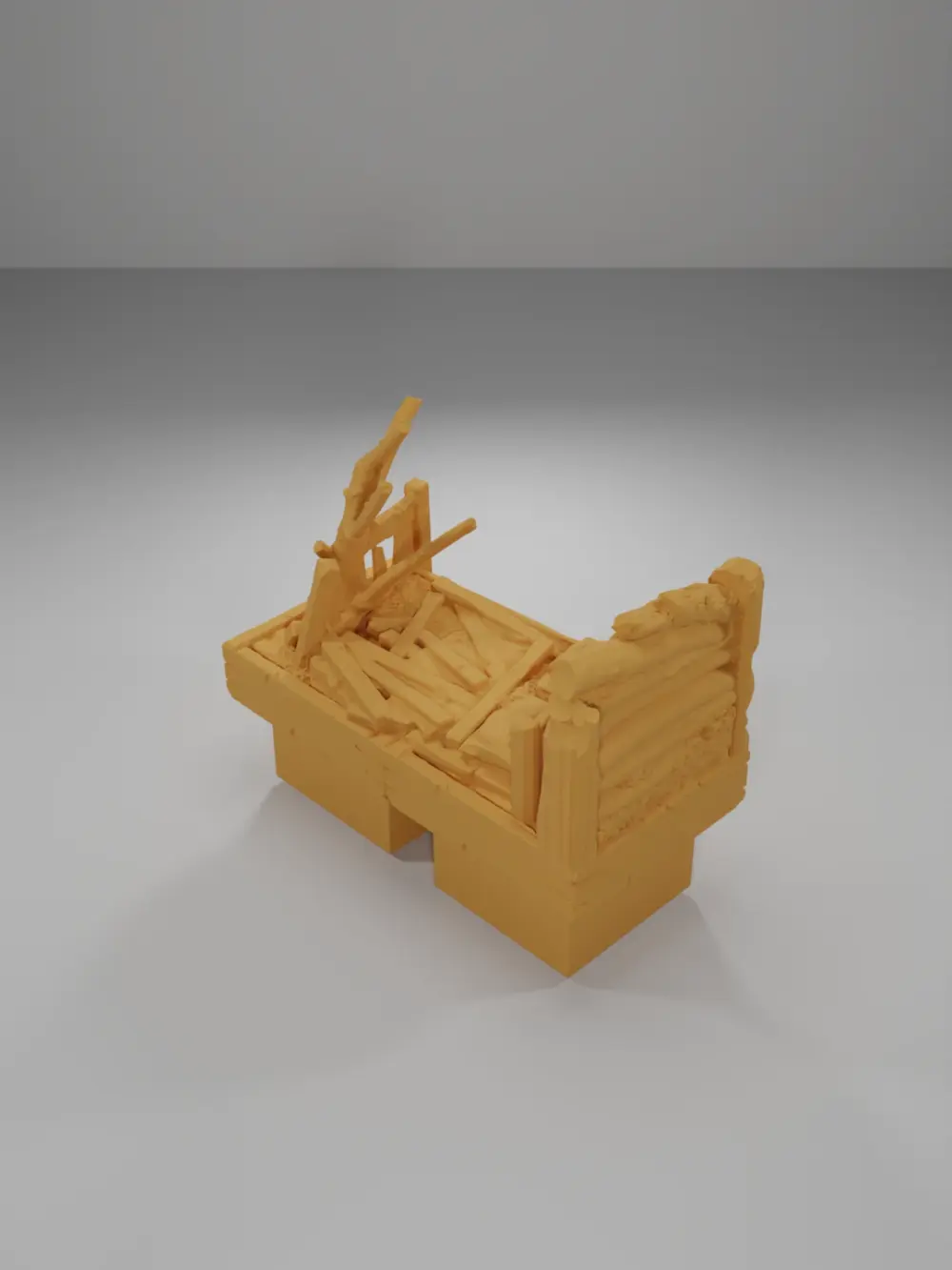 Broken Bed - The Creepy Swamp - Dungeon Blocks