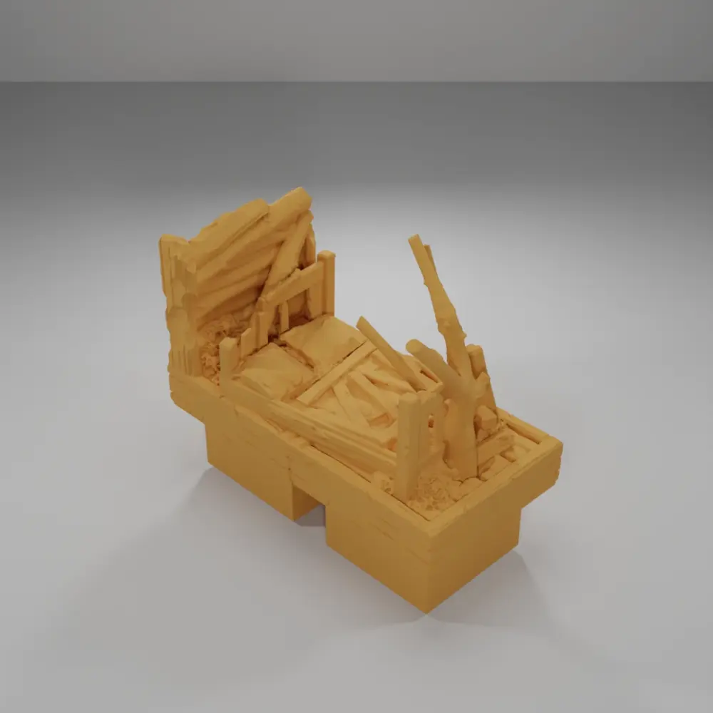 Broken Bed - The Creepy Swamp - Dungeon Blocks