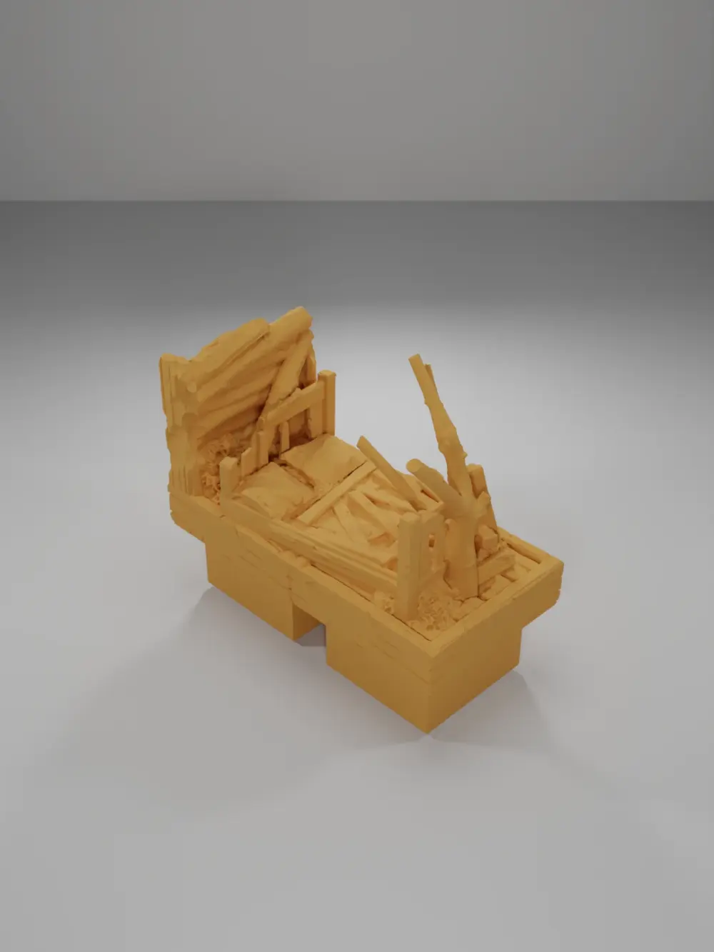 Broken Bed - The Creepy Swamp - Dungeon Blocks