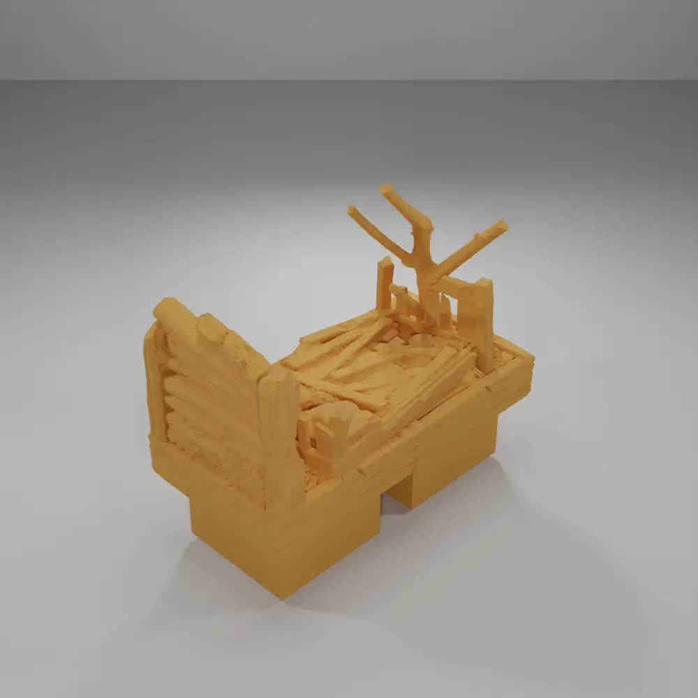 Broken Bed - The Creepy Swamp - Dungeon Blocks