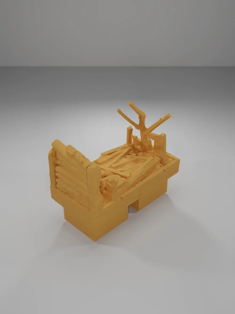 Broken Bed - The Creepy Swamp - Dungeon Blocks