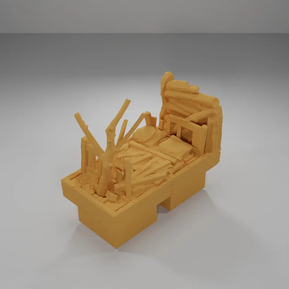 Broken Bed - The Creepy Swamp - Dungeon Blocks