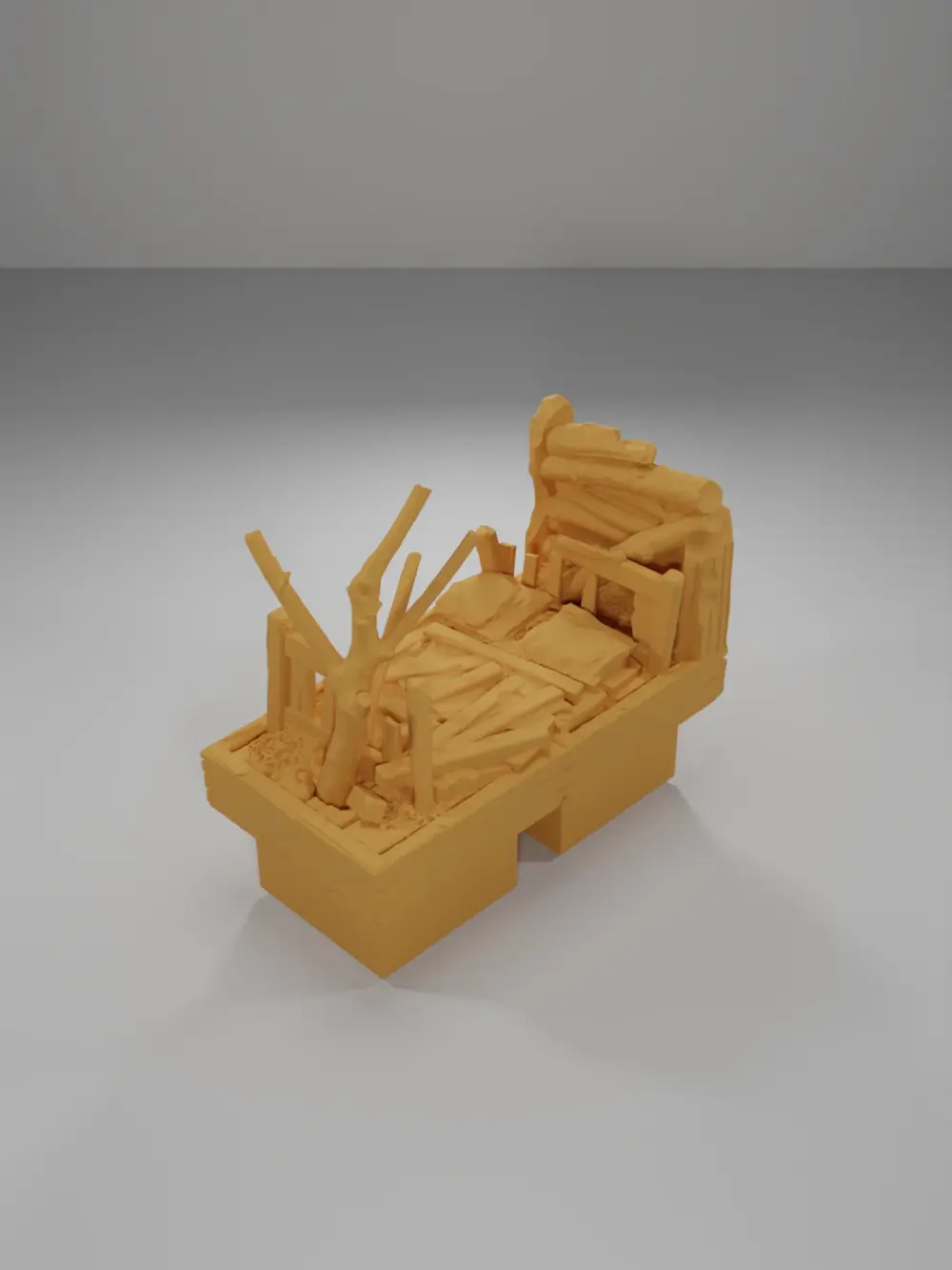Broken Bed - The Creepy Swamp - Dungeon Blocks