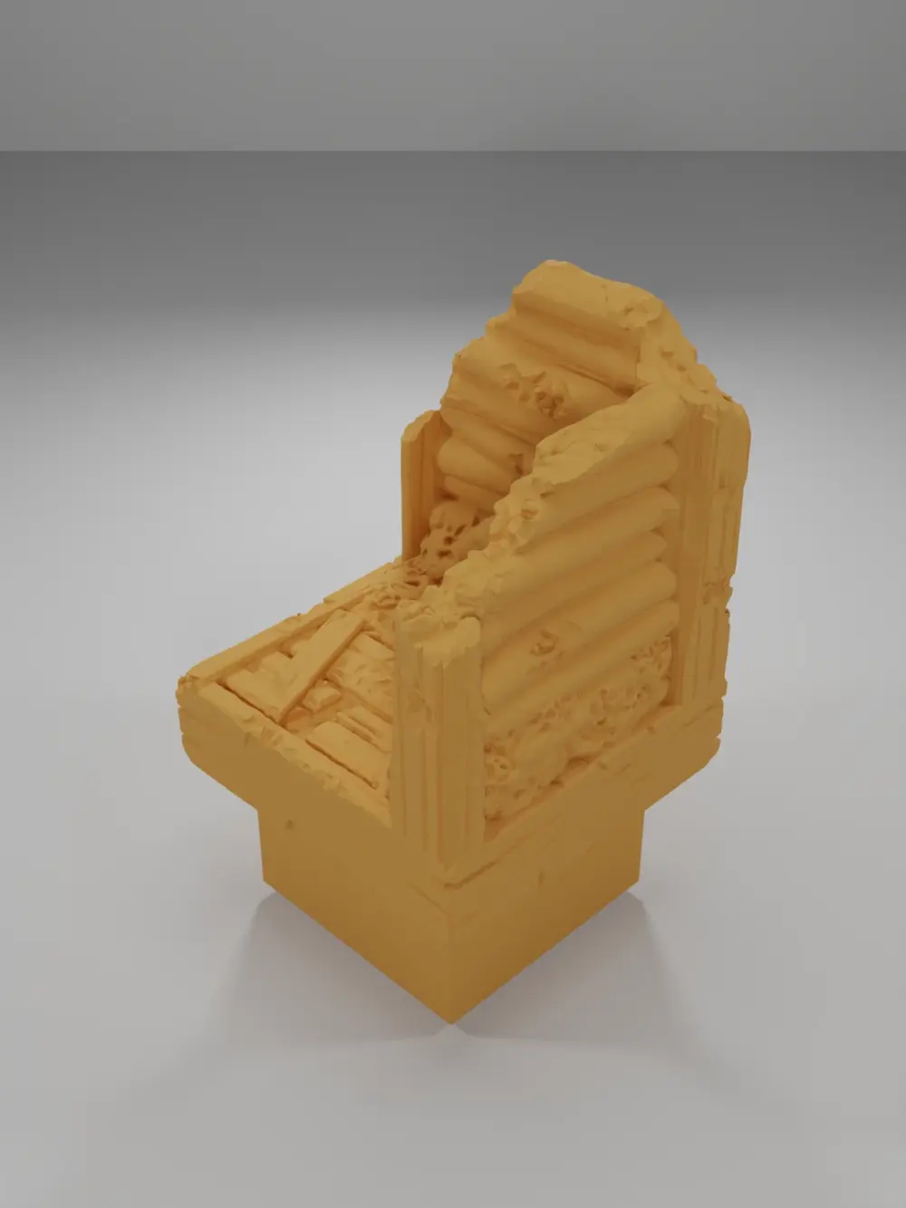 Tall Angle Ruin 1 - The Creepy Swamp - Dungeon Blocks