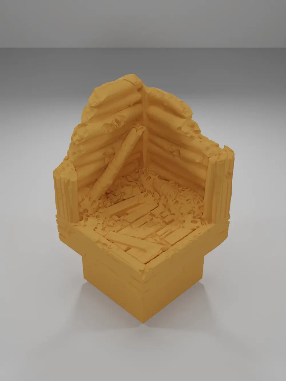 Tall Angle Ruin 1 - The Creepy Swamp - Dungeon Blocks