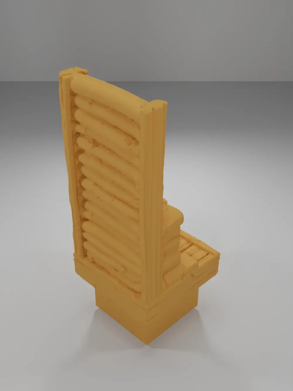 Tall Fireplace Unlit - The Creepy Swamp - Dungeon Blocks