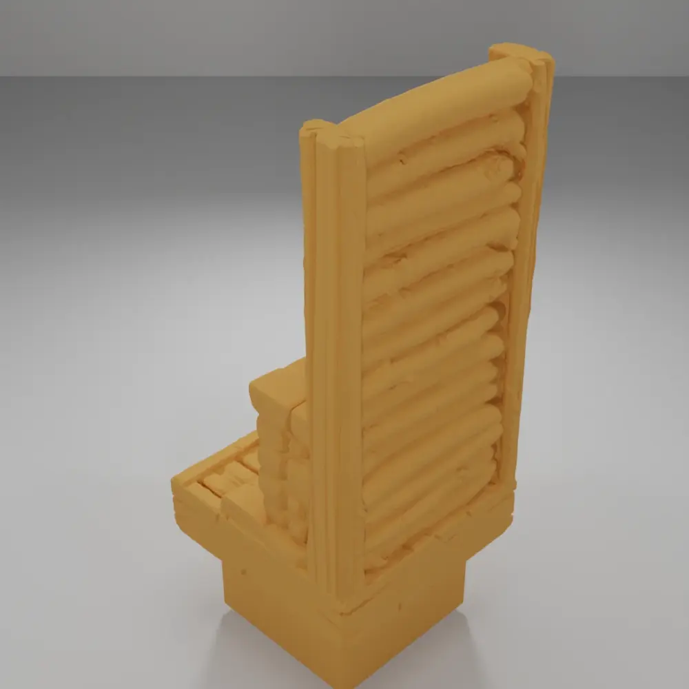 Tall Fireplace Unlit - The Creepy Swamp - Dungeon Blocks