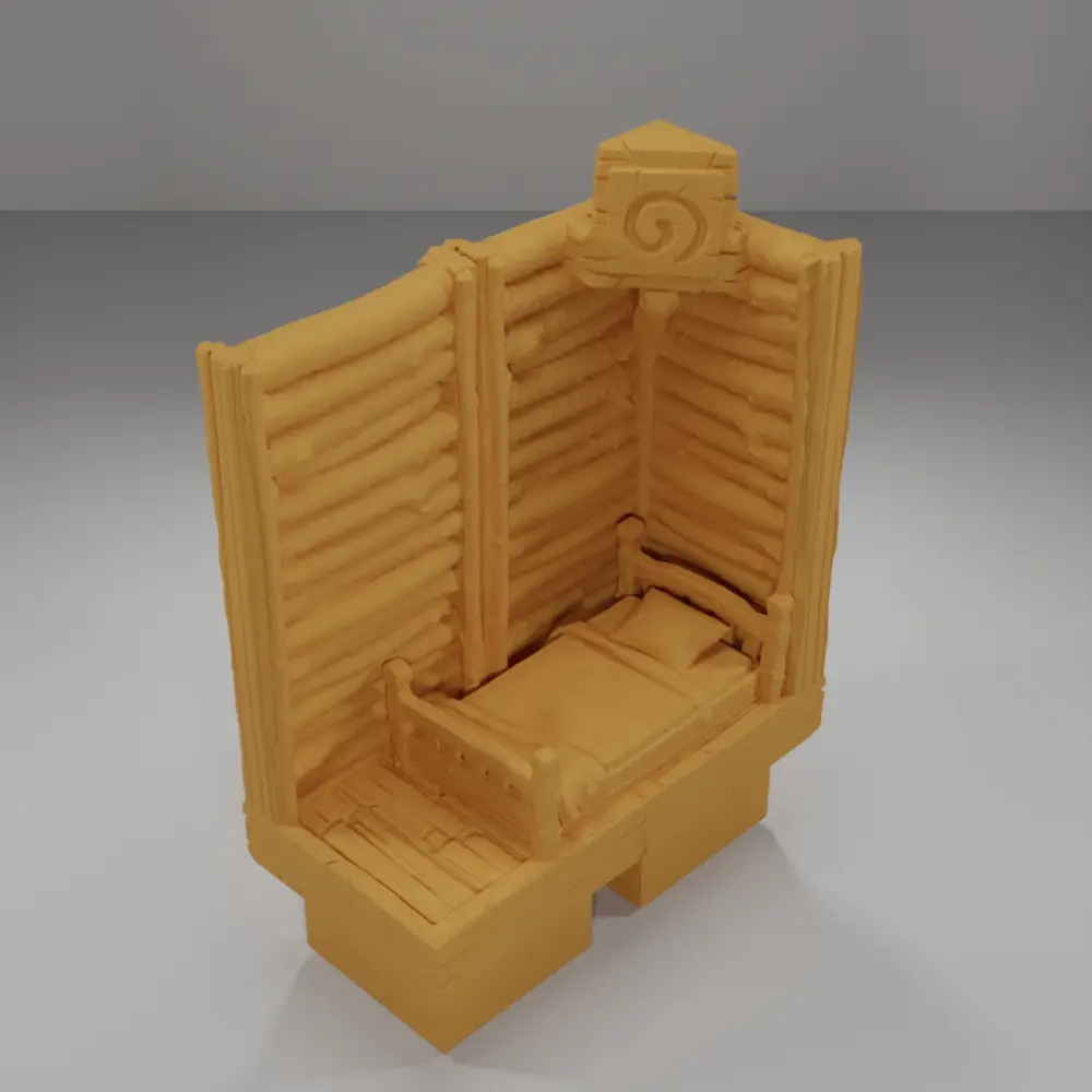 Tall Bed Angle - The Creepy Swamp - Dungeon Blocks