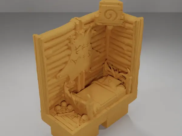 Tall Bed Symbols Angle - The Creepy Swamp - Dungeon Blocks