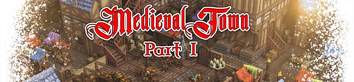 Dungeon Blocks Medieval Town Part 1 Banner Fireplace Tall - Medieval Town Part 1 - Dungeon Blocks - MT1-148-NL