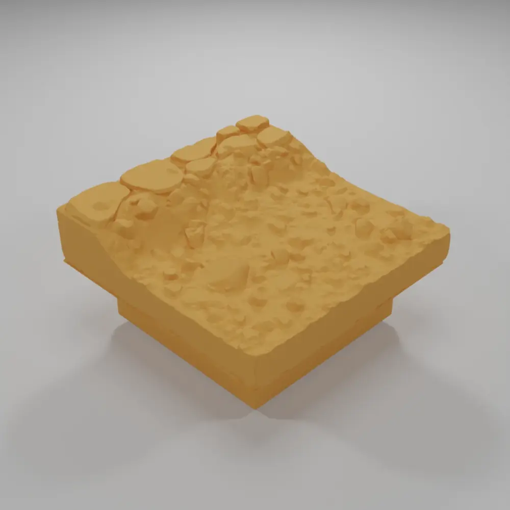 Ground Straight 1 - Medieval Town Part 1 - Dungeon Blocks