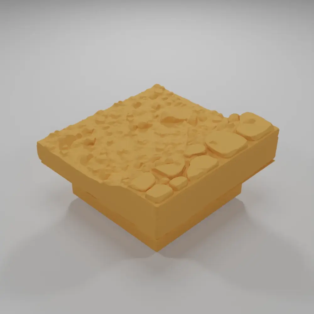 Ground Straight 1 - Medieval Town Part 1 - Dungeon Blocks