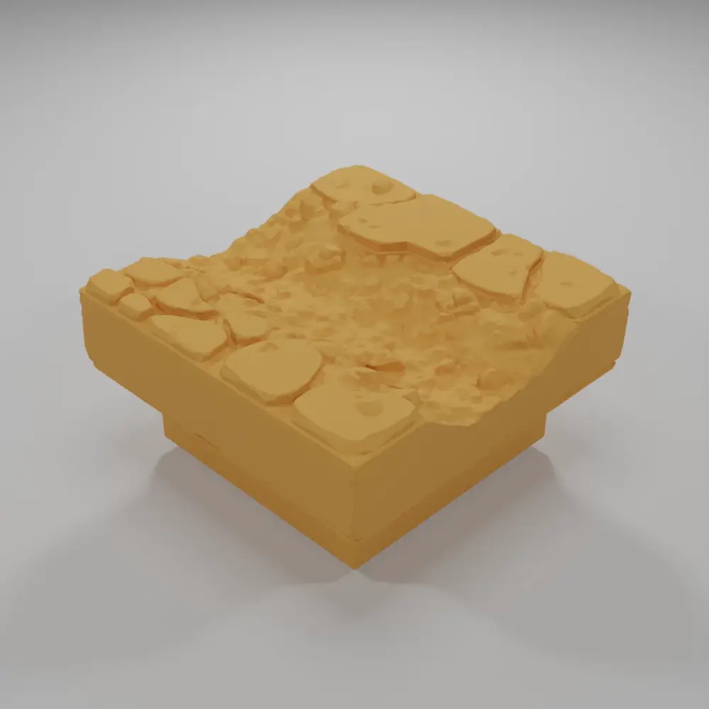 Path Staight - Medieval Town Part 1 - Dungeon Blocks