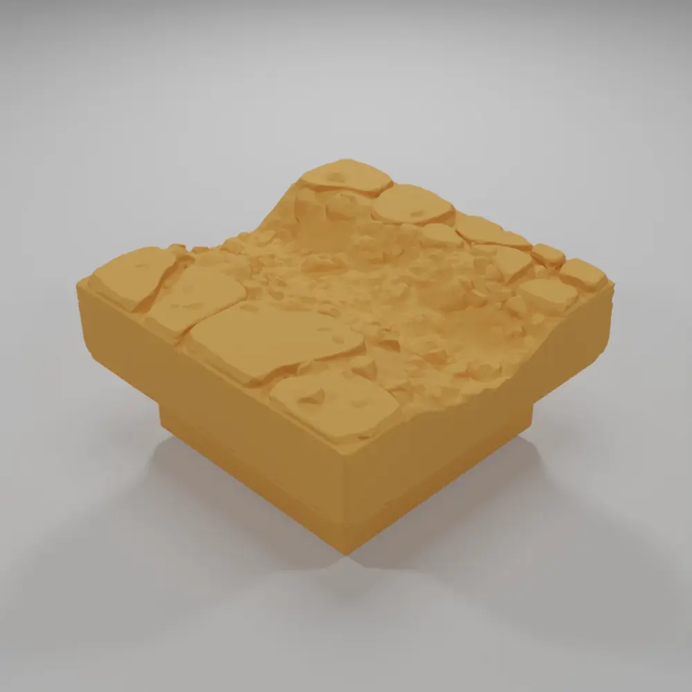 Path Staight - Medieval Town Part 1 - Dungeon Blocks