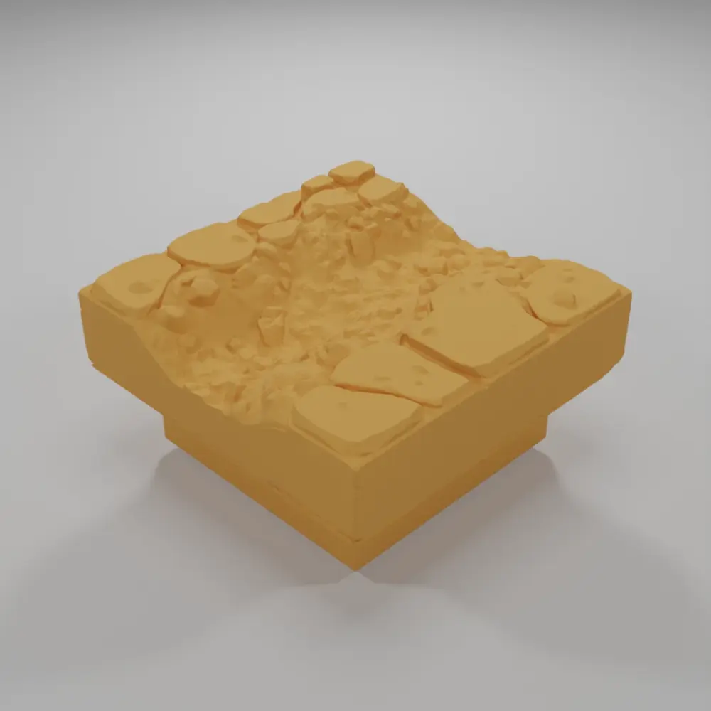 Path Staight - Medieval Town Part 1 - Dungeon Blocks