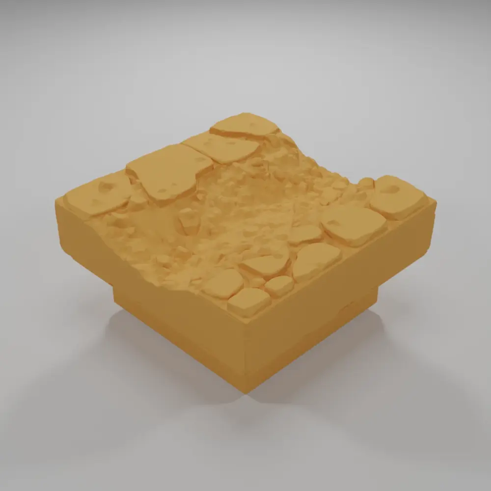 Path Staight - Medieval Town Part 1 - Dungeon Blocks