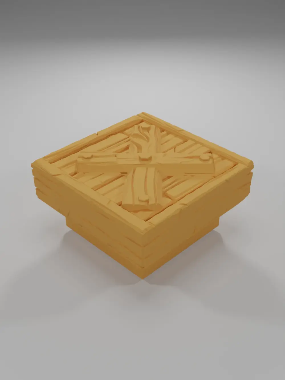 Ground Wood Cross - Medieval Town Part 1 - Dungeon Blocks - MT1-015-NL