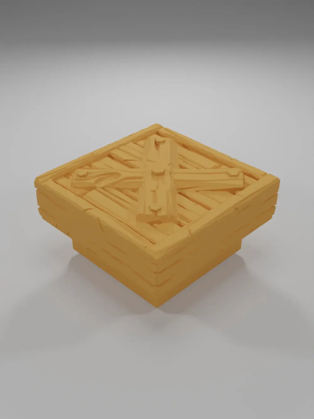 Ground Wood Cross - Medieval Town Part 1 - Dungeon Blocks - MT1-015-NL