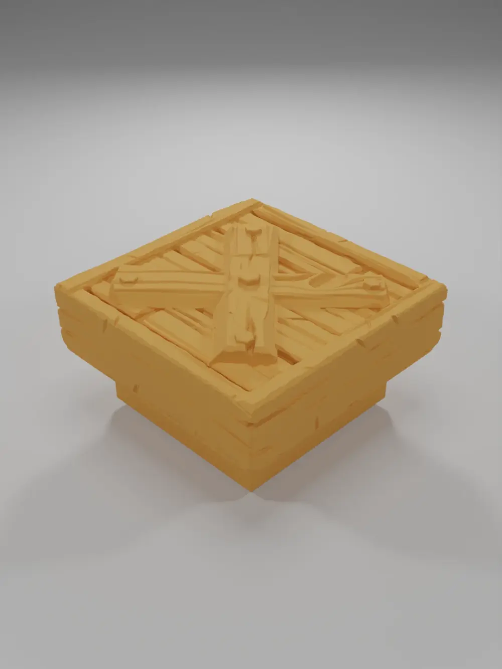Ground Wood Cross - Medieval Town Part 1 - Dungeon Blocks - MT1-015-NL