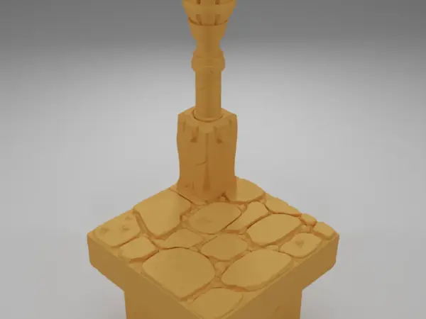 Fountain Water - Medieval Town Part 1 - Dungeon Blocks - MT1-032-NL