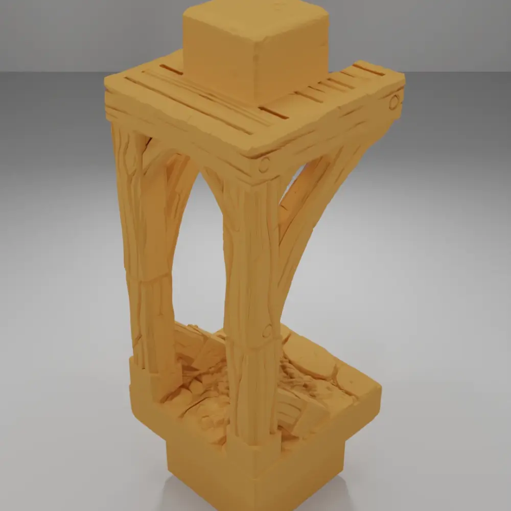 Wooden Arch - Medieval Town Part 1 - Dungeon Blocks