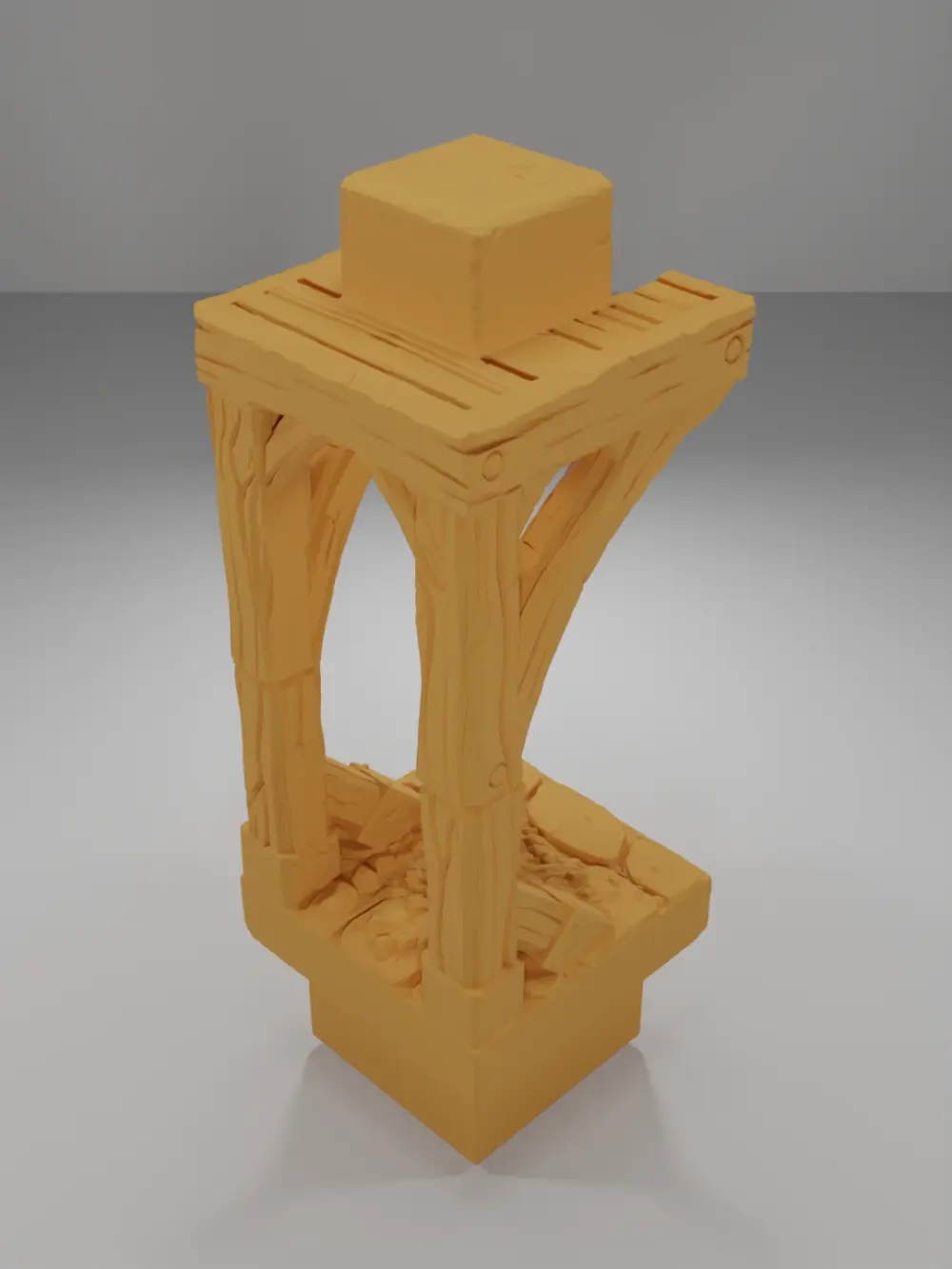 Wooden Arch - Mediaval Town Part 1 - Dungeon Blocks - MT1-018-NL