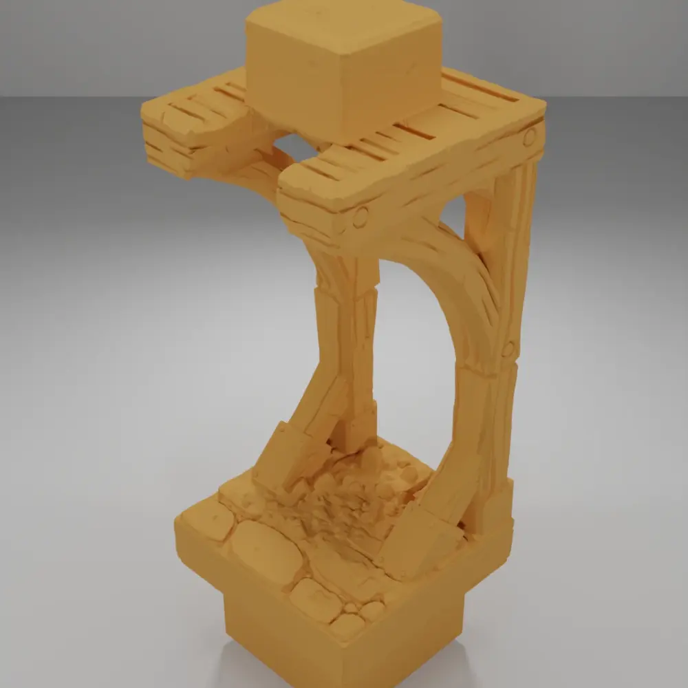Wooden Arch - Medieval Town Part 1 - Dungeon Blocks