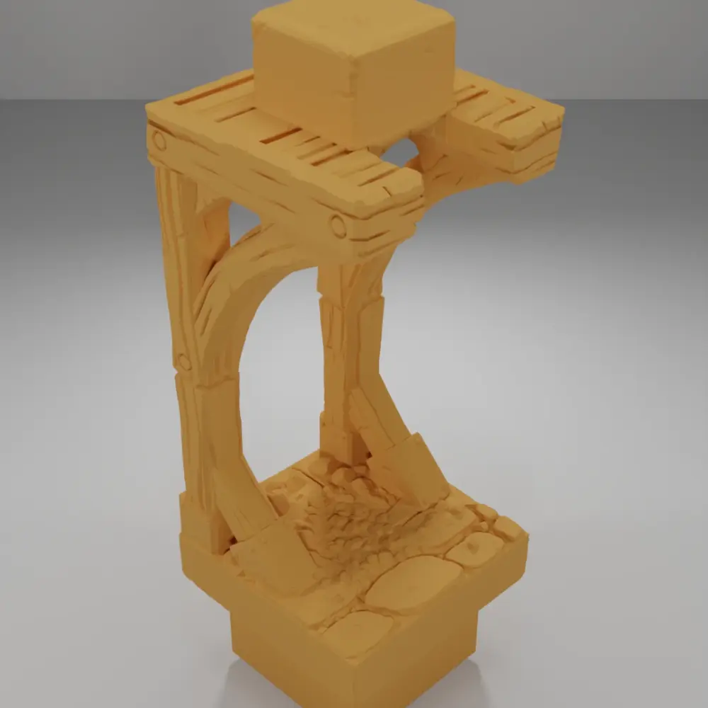 Wooden Arch - Medieval Town Part 1 - Dungeon Blocks