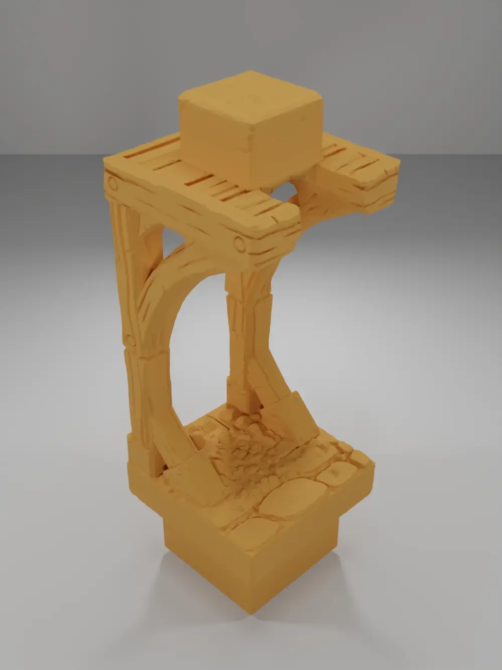 Wooden Arch - Medieval Town Part 1 - Dungeon Blocks - MT1-018-NL