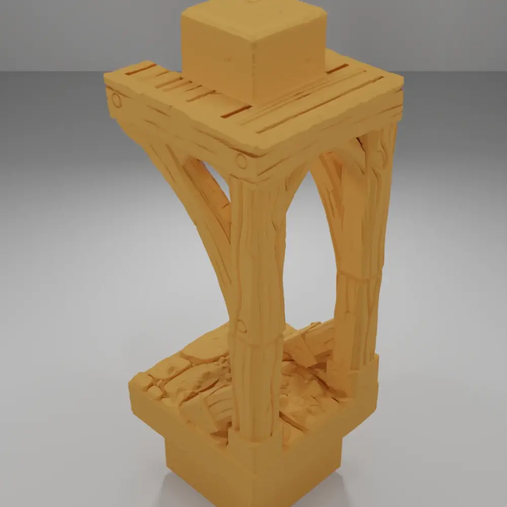 Wooden Arch - Medieval Town Part 1 - Dungeon Blocks