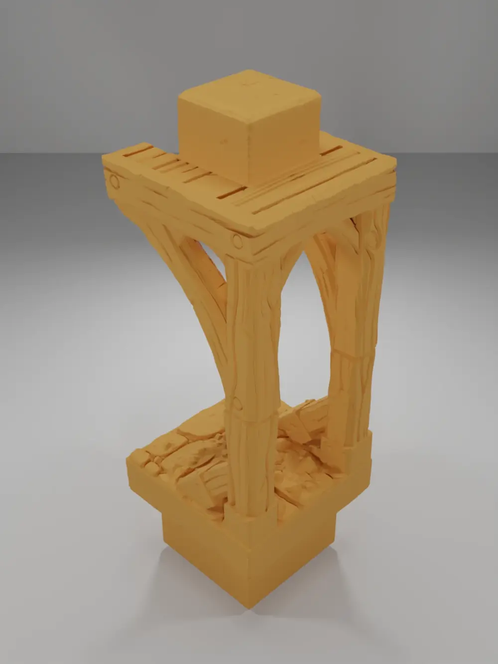 Wooden Arch - Medieval Town Part 1 - Dungeon Blocks