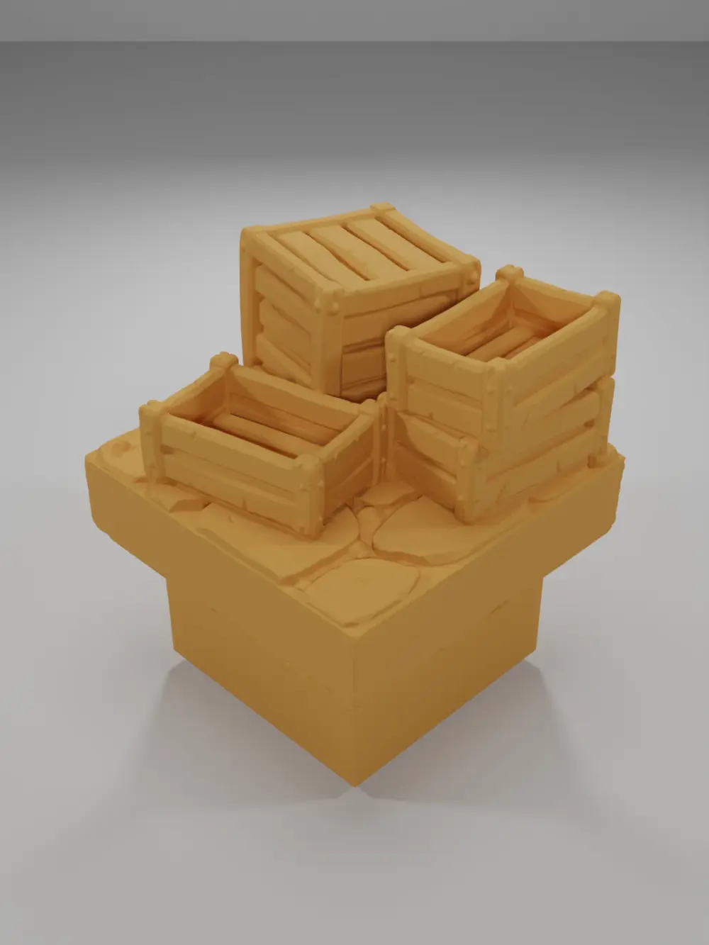 Wooden Crates 2 - Medieval Town Part 1 - Dungeon Blocks