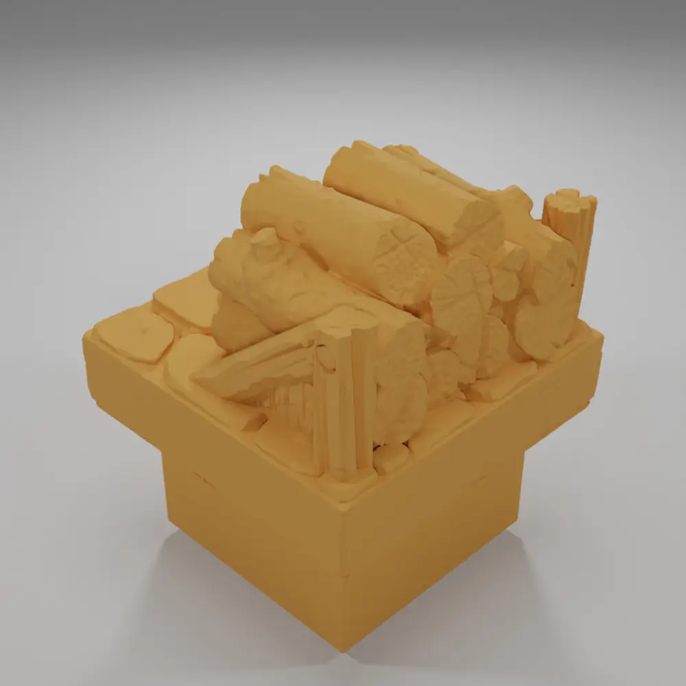 Wooden Plank - Medieval Town Part 1 - Dungeon Blocks