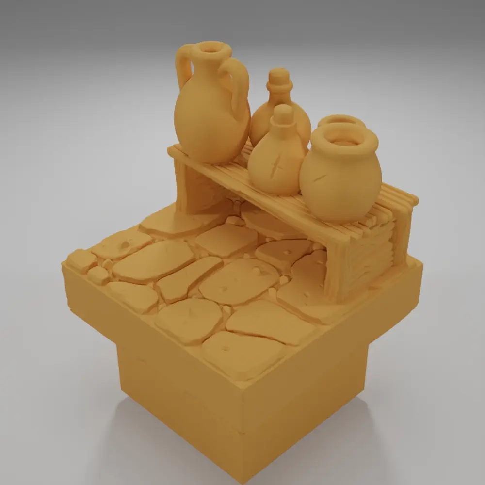 Potions - Medieval Town Part 1 - Dungeon Blocks