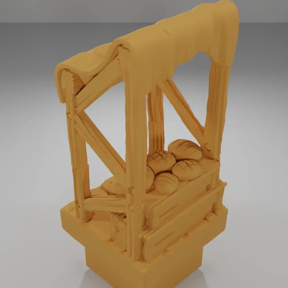 Bread Market - Medieval Town Part 1 - Dungeon Blocks