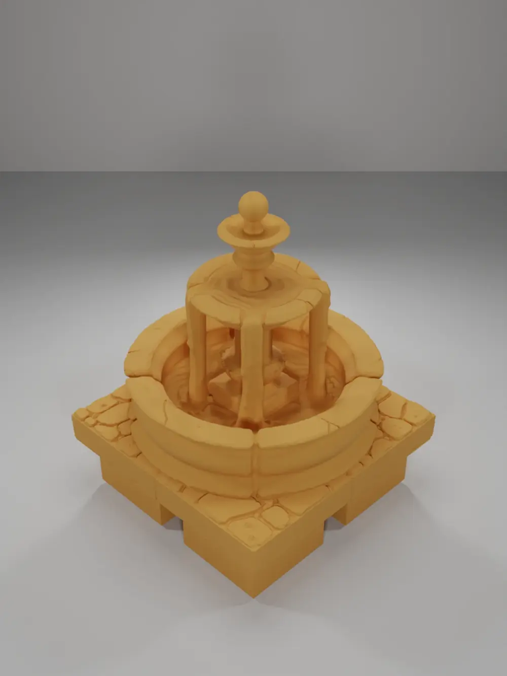 Fountain Water - Mediaval Town Part 1 - Dungeon Blocks - MT1-032-NL