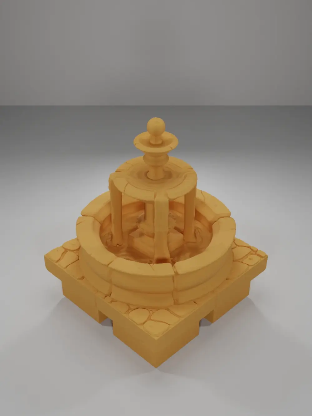 Fountain Water - Medieval Town Part 1 - Dungeon Blocks